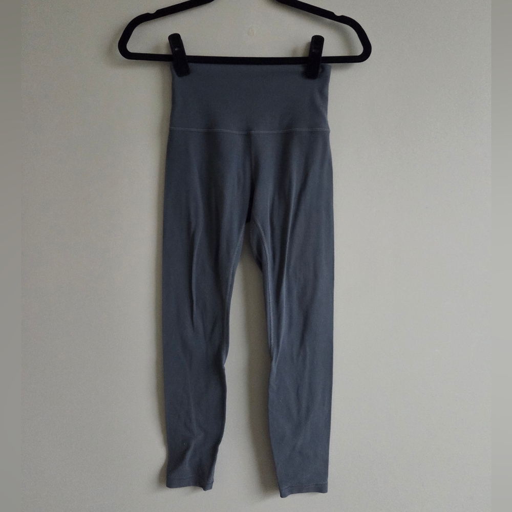 Lululemon Athletica Align High-Waist Leggings In Charcoal Grey Size 4
